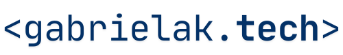 Logo Gabriela K. Tech